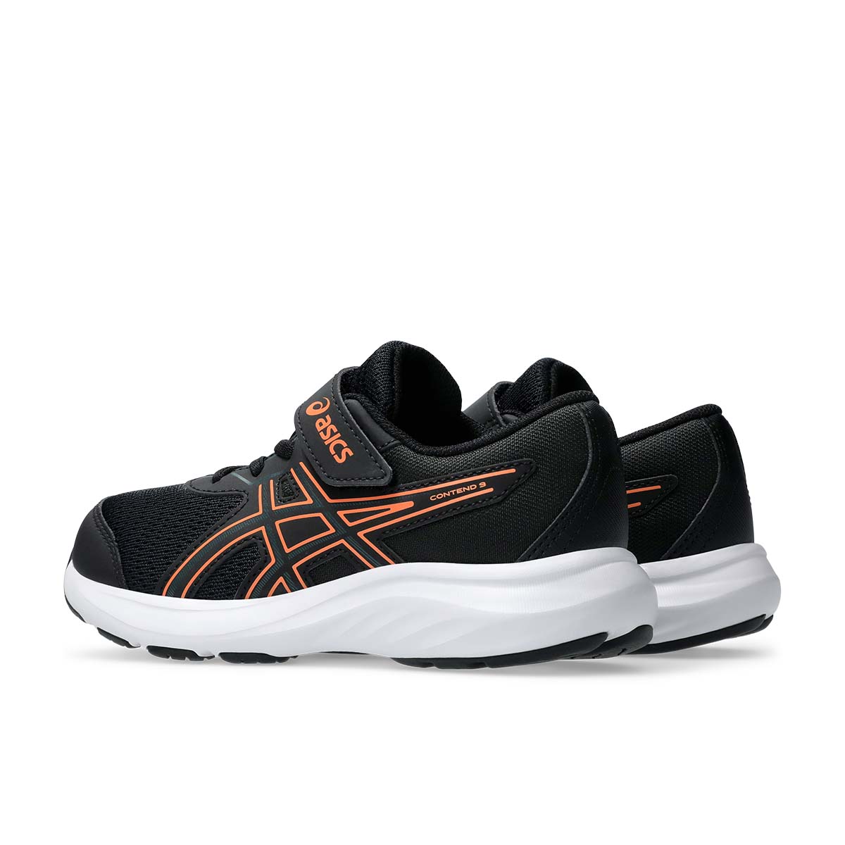 Asics Gel Contend 9 PS Kids Black Saxon Green נעלי ג'ל קונטנד 9 ילדים