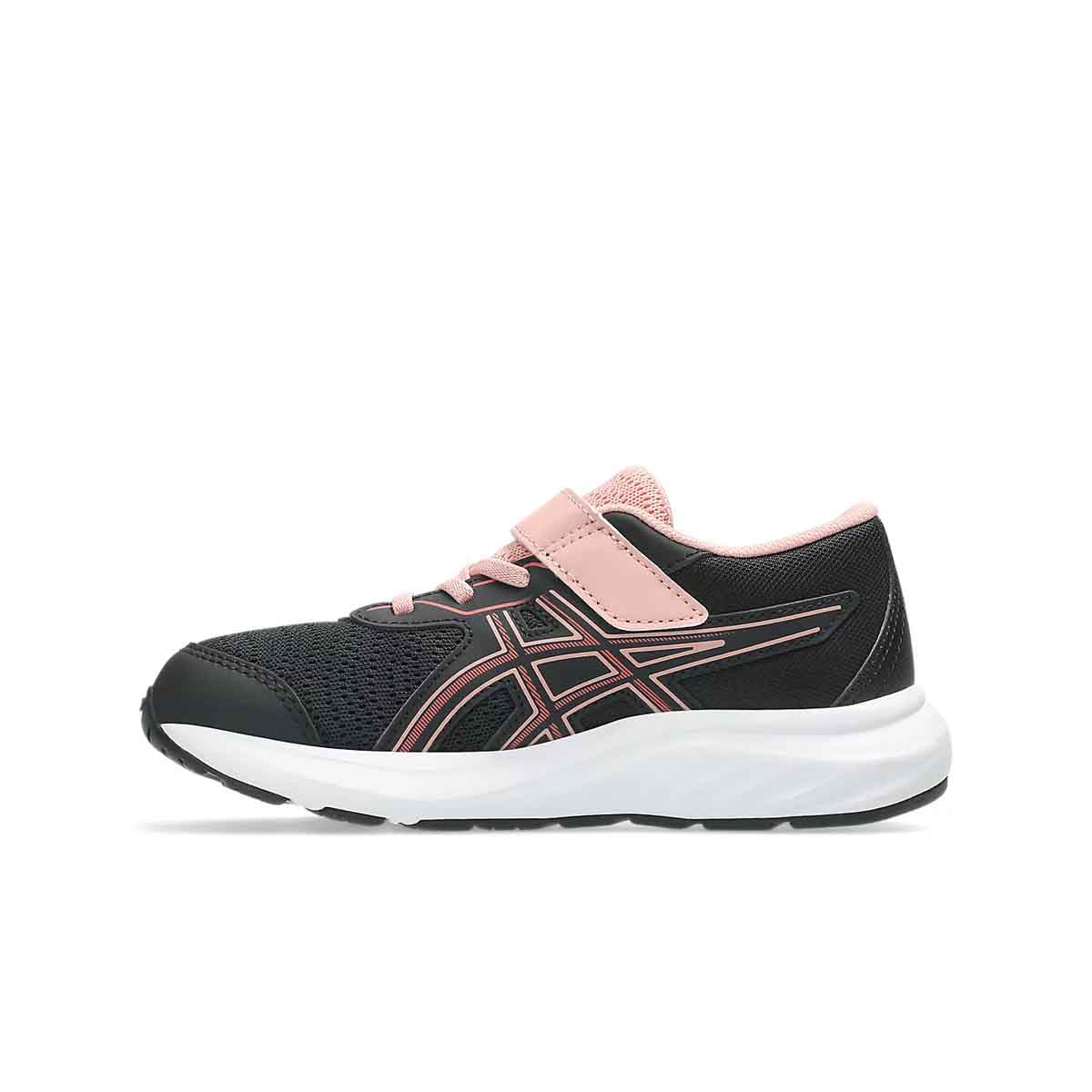Asics Gel Contend 9 PS Kids Black Dark Pink Clay נעלי ריצה ג'ל קונטנד 9 לילדים