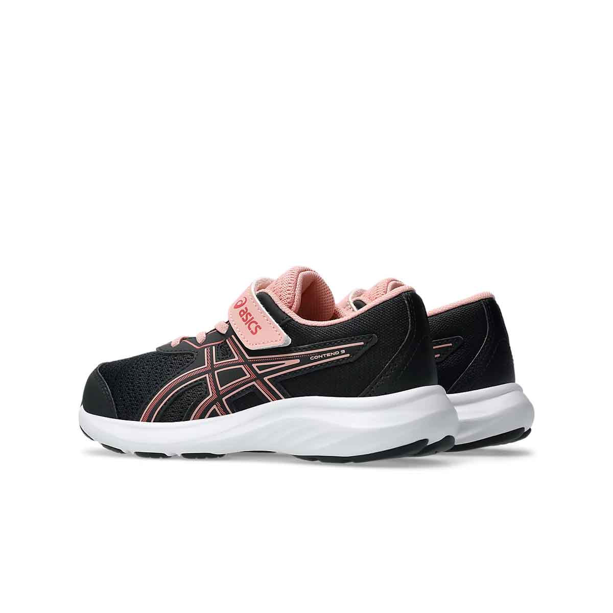 Asics Gel Contend 9 PS Kids Black Dark Pink Clay נעלי ריצה ג'ל קונטנד 9 לילדים