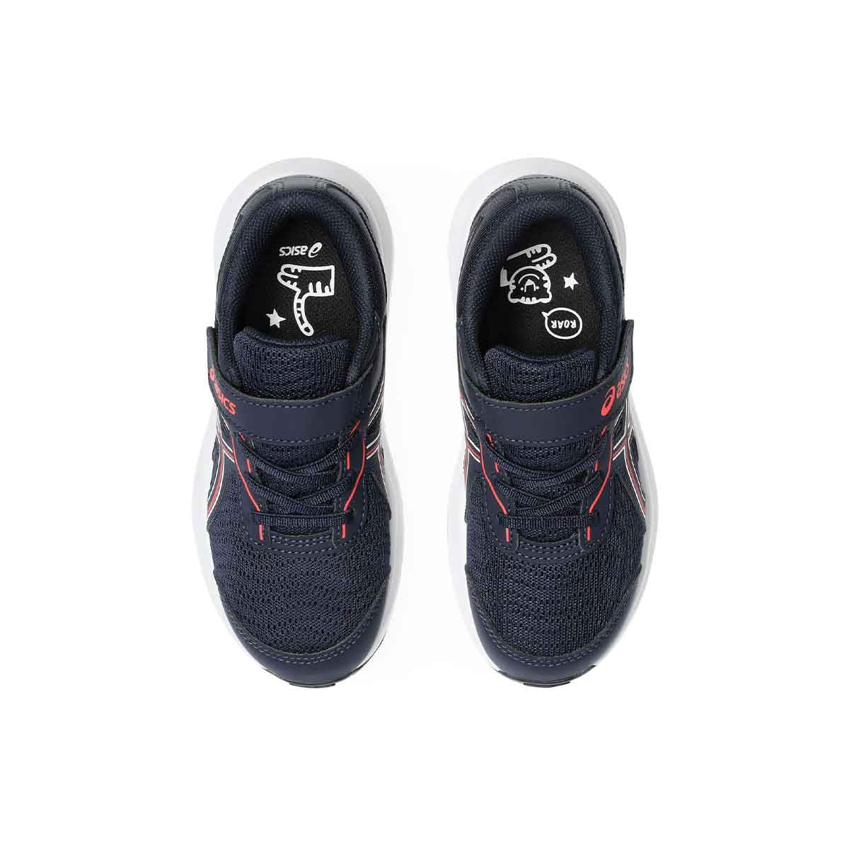 Asics Gel Contend 9 PS Kids Midnight Flash Red נעלי ריצה ג'ל קונטנד 9 לילדים