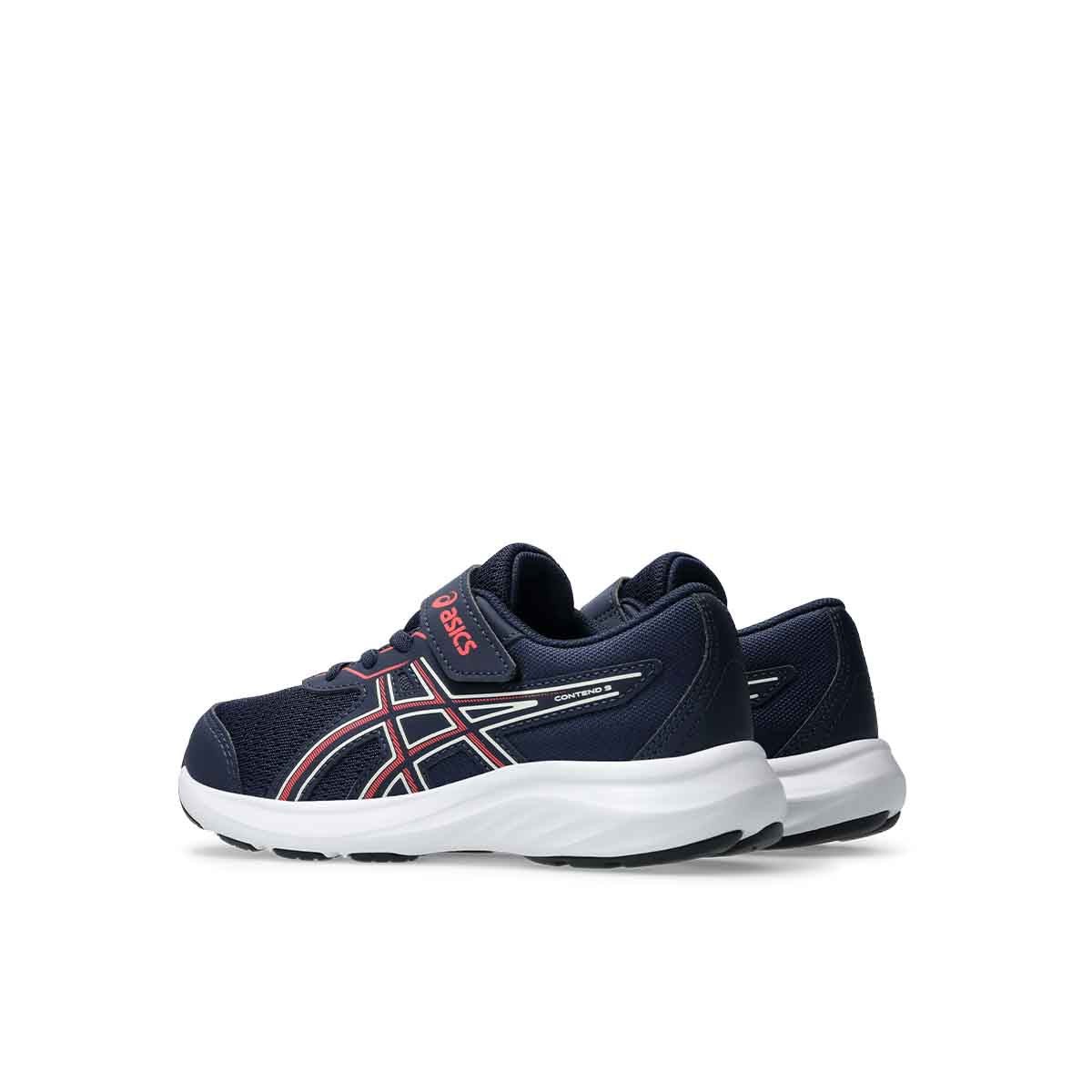 Asics Gel Contend 9 PS Kids Midnight Flash Red נעלי ריצה ג'ל קונטנד 9 לילדים