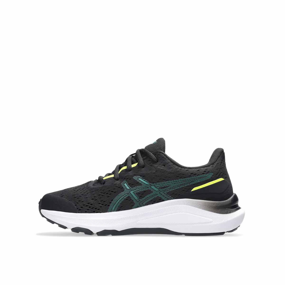 Asics GT 1000 13 GS Kids Black Jasper Green נעלי ריצה ג'י טי 1000 לילדים