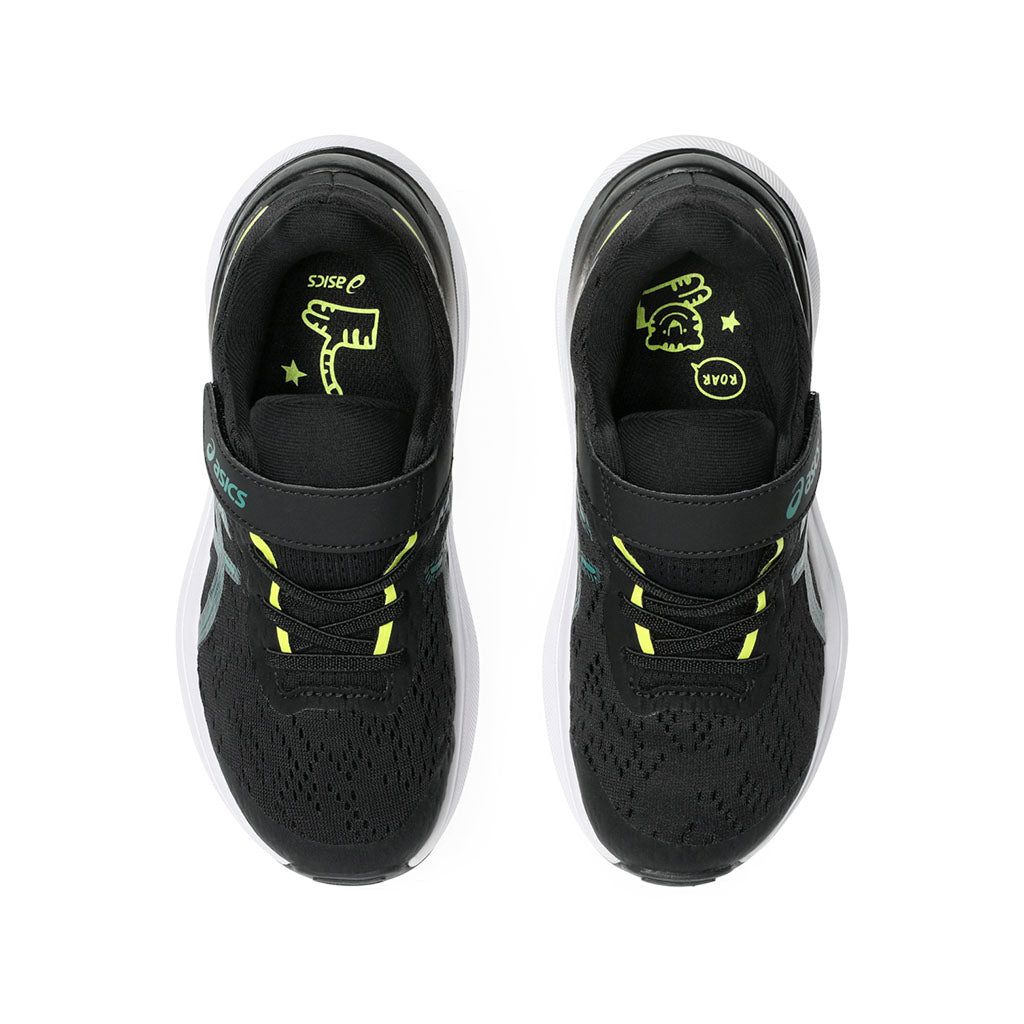 Asics GT 1000 13 PS Kids Black Jasper Green נעלי ריצה לילדים