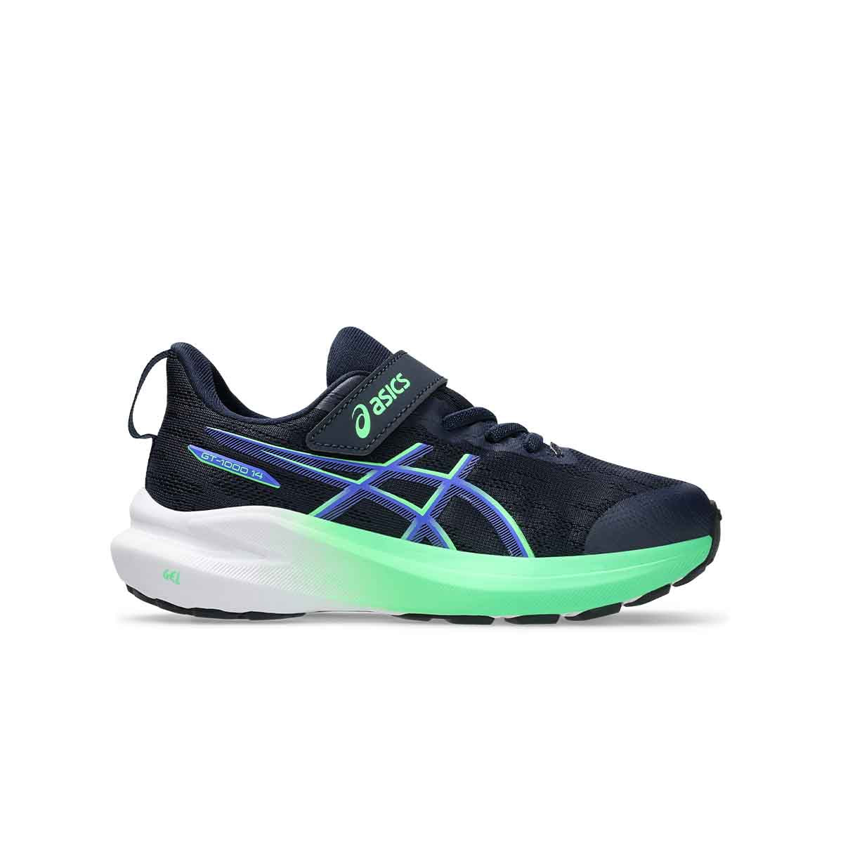Asics GT 1000 14 PS Midnight Vital Green  נעלי ריצה לילדים