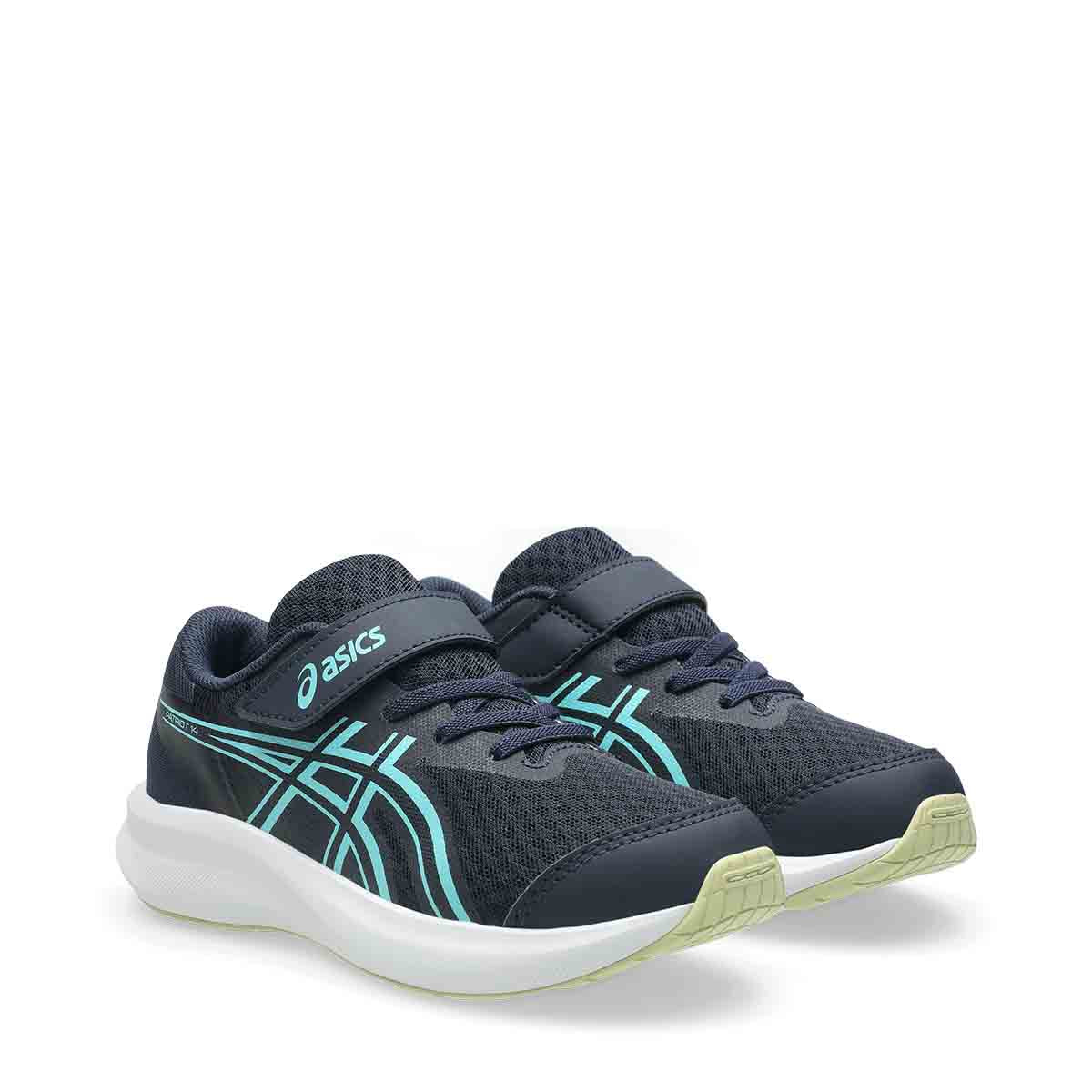 Asics Patriot 14 PS Kids Midnight Glow Green נעלי ריצה לילדים