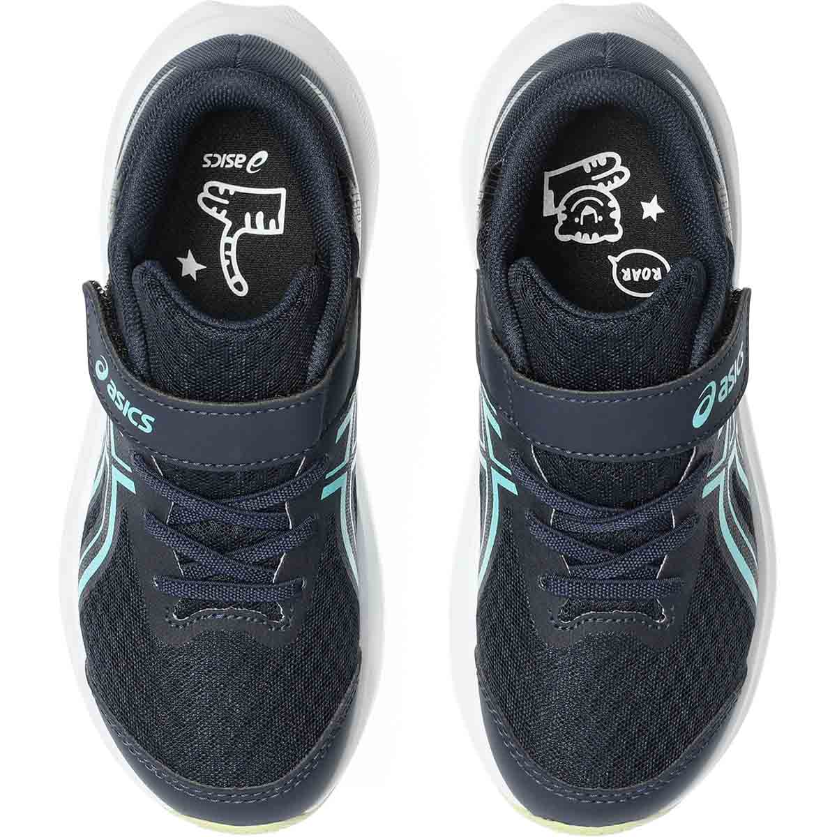 Asics Patriot 14 PS Kids Midnight Glow Green נעלי ריצה לילדים