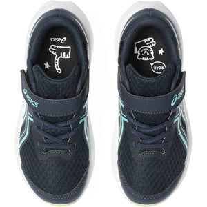 Asics Patriot 14 PS Kids Midnight Glow Green נעלי ריצה לילדים