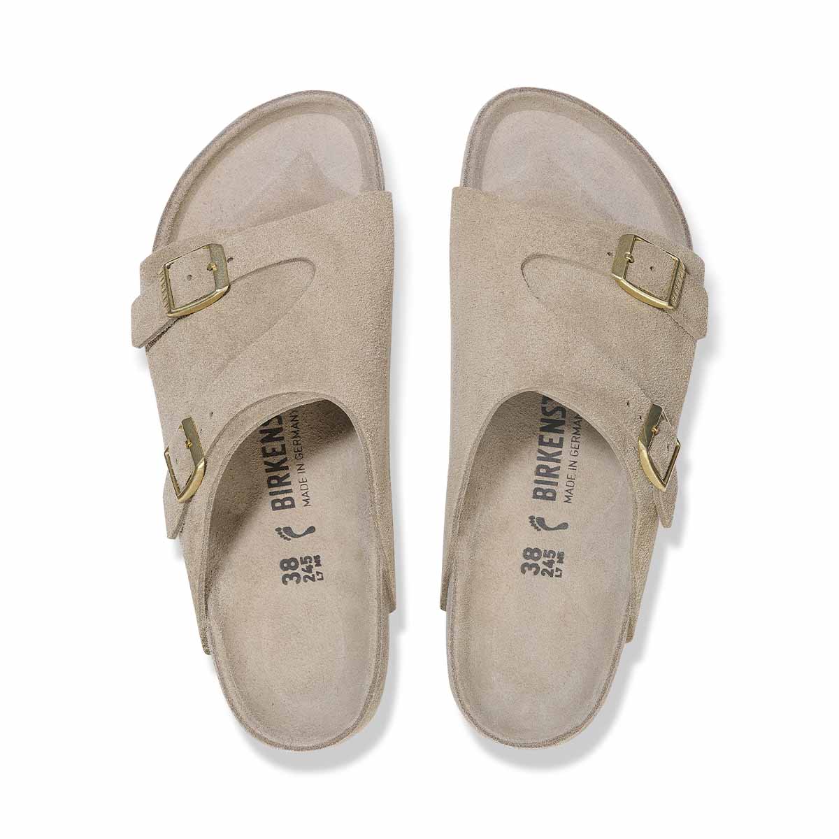 Birkenstock Zurich BS Allover Taupe כפכפי ציריך טיופ יוניסקס