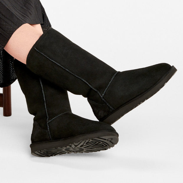 UGG Classic Tall II Black מגפי נשים קלאסיק גבוה שחור