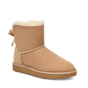 UGG Mini Bailey Bow II Sand מיני בלי בו חול מגפי נשים