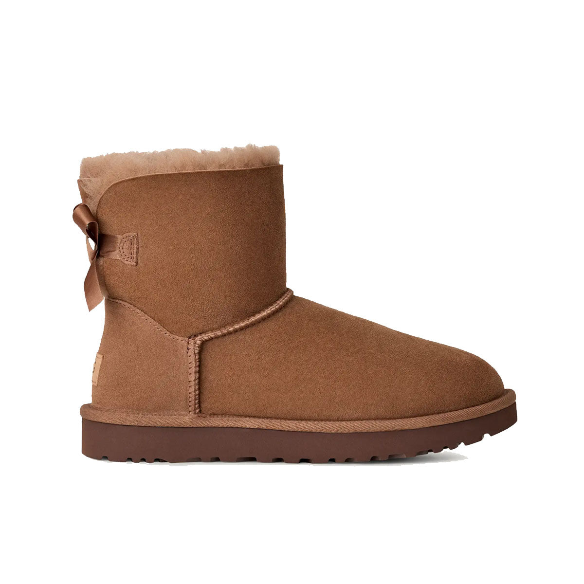 UGG Mini Bailey Bow II Rocky Oak מגפי נשים מיני בלי בו חום רוקי