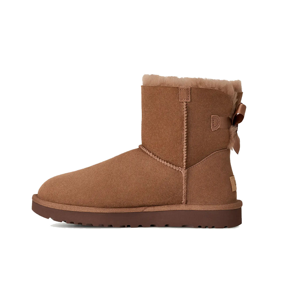 UGG Mini Bailey Bow II Rocky Oak מגפי נשים מיני בלי בו חום רוקי