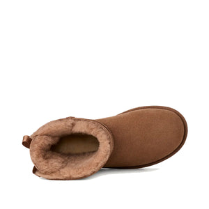 UGG Mini Bailey Bow II Rocky Oak מגפי נשים מיני בלי בו חום רוקי