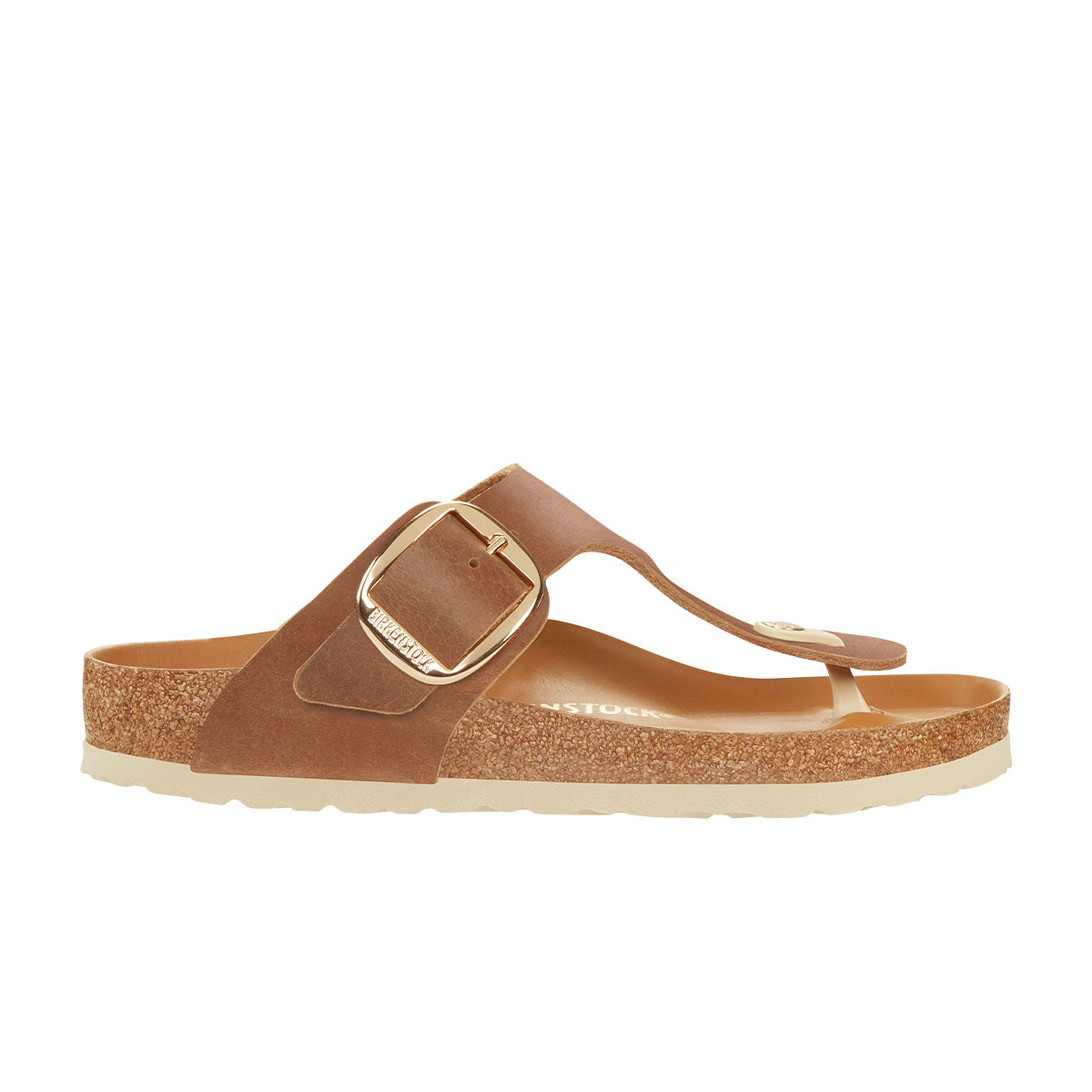 Birkenstock Gizeh Big Buckle Cognac כפכפי בירקנשטוק גיזה אבזם קוניאק