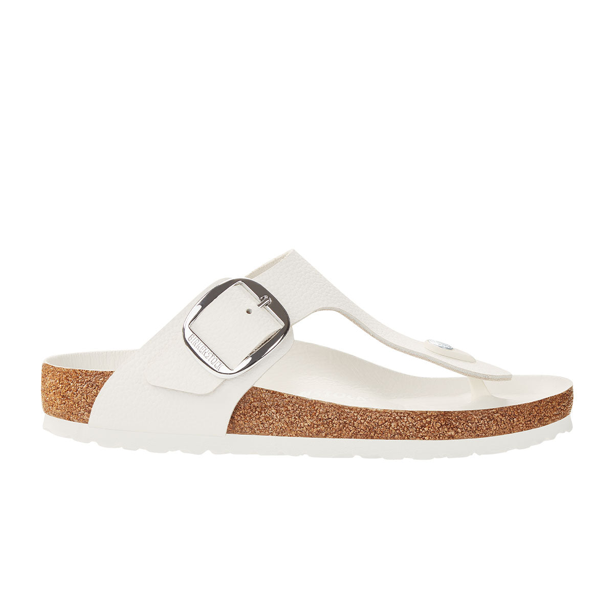 Birkenstock Gizeh Big Buckle White כפכפי בירקנשטוק גיזה אבזם לבן
