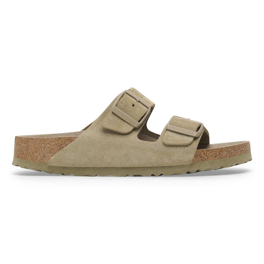 Birkenstock Arizona SFB VL Faded Khaki כפכפי גברים אריזונה חאקי