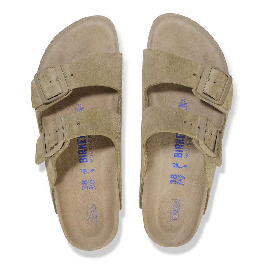 Birkenstock Arizona SFB VL Faded Khaki כפכפי גברים אריזונה חאקי