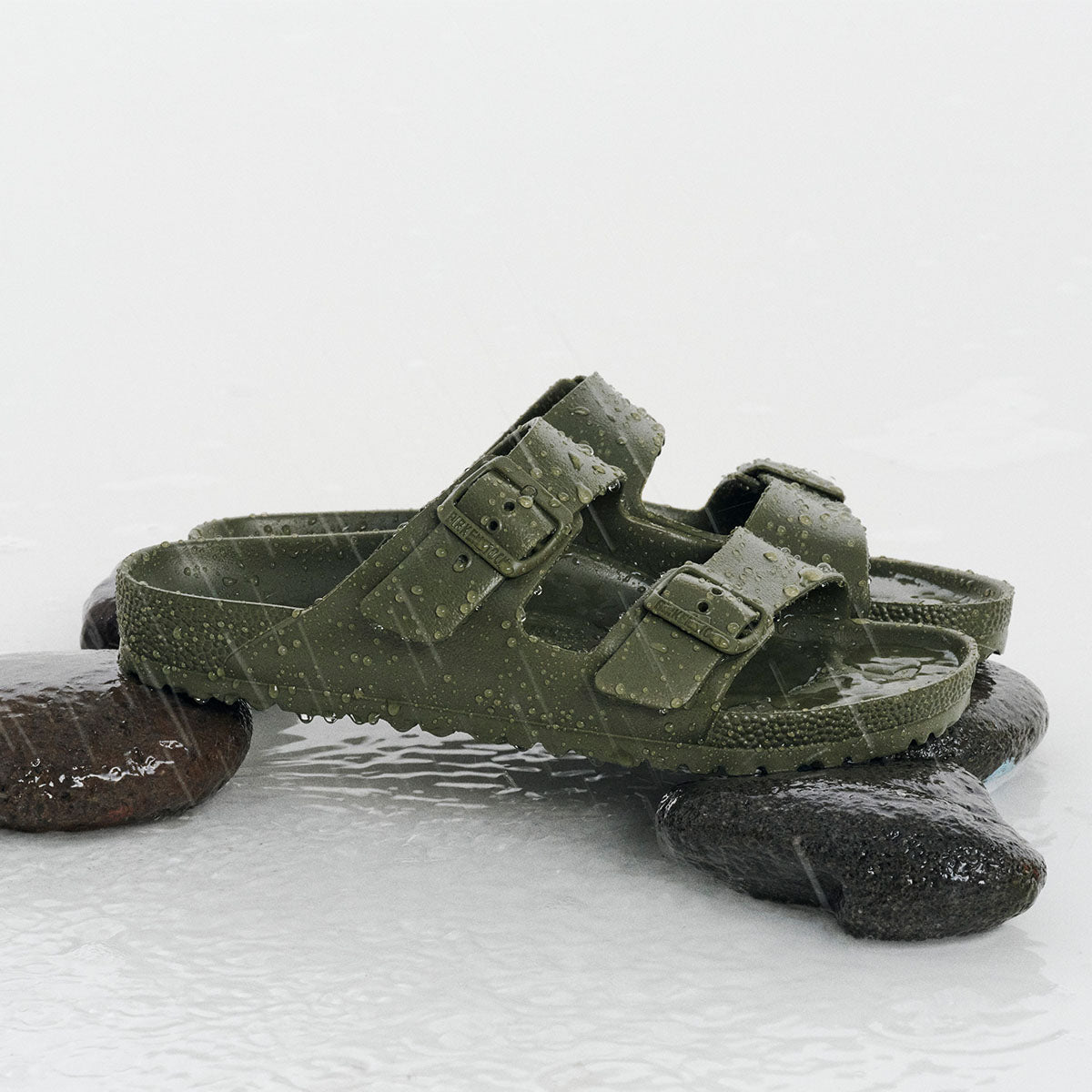 בירקנשטוק כפכפי נשים חאקי Birkenstock Arizona EVA Khaki - Original's