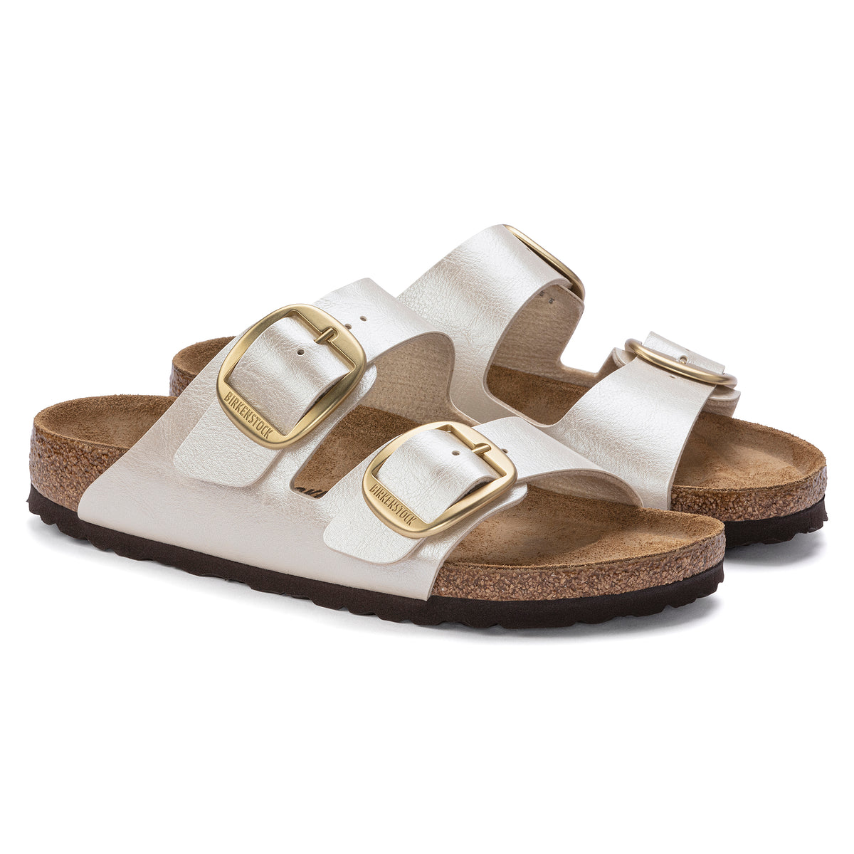 Birkenstock Arizona Big Buckle Graceful Pearl White בירקנשטוק כפכפי נשים