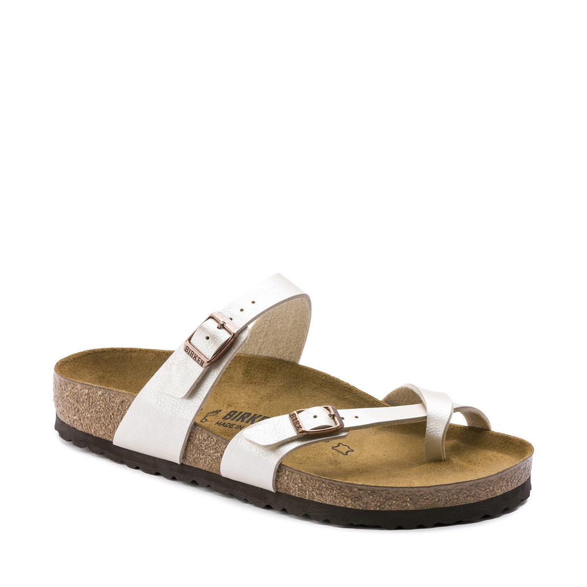 Birkenstock Mayari Graceful Pearl White כפכפי בירקנשטוק לנשים מיארי לבן פנינה