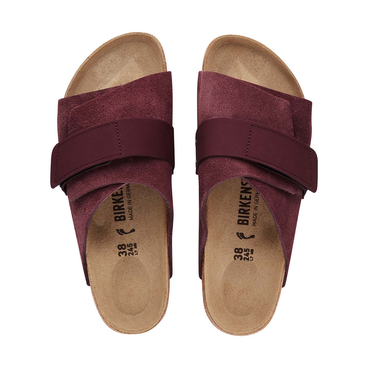Birkenstock Kyoto Maroon בירקנשטוק כפכפי נשים מארון