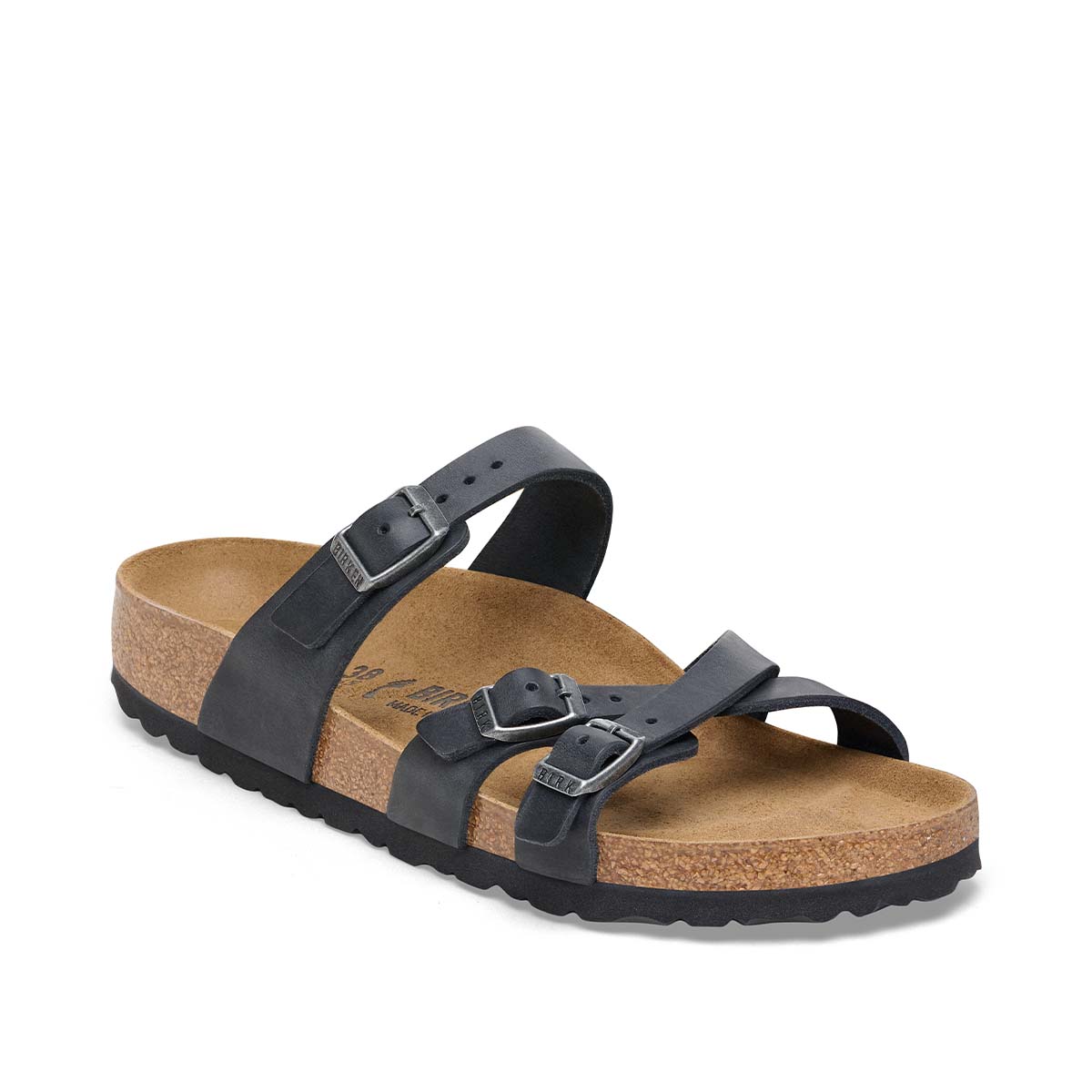 Birkenstock Franca Black כפכפי בירקנשטוק פרנקה שחור