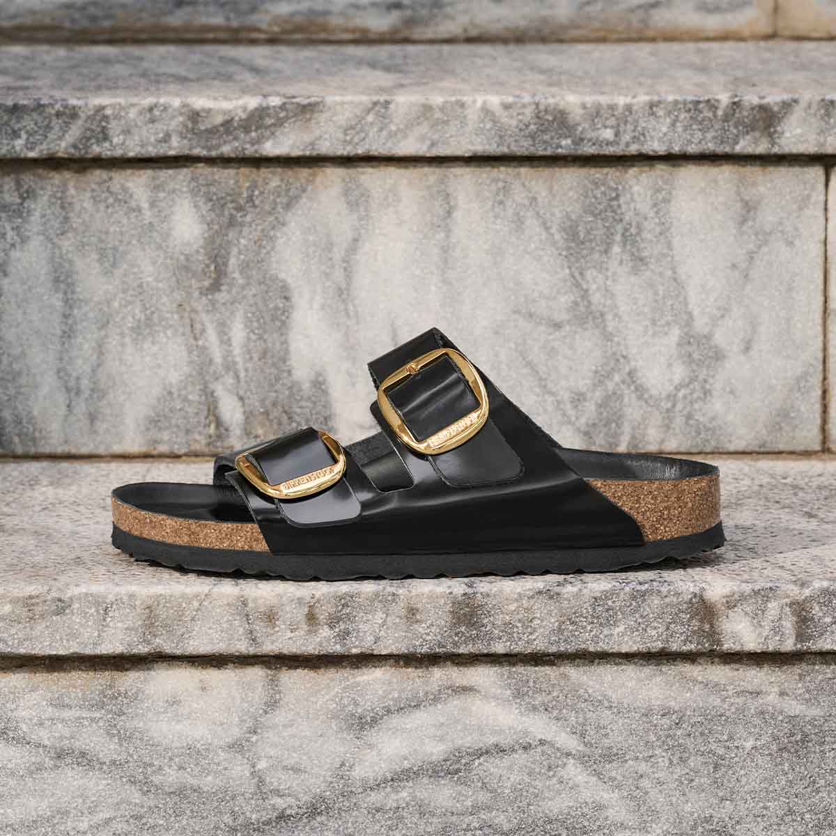 Birkenstock Arizona Big Buckle Black בירקנשטוק כפכפי נשים