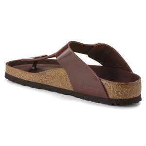 בירקנשטוק כפכפי נשים גיזה Birkenstock Gizeh Big Buckle High Shine Chocolate HEX