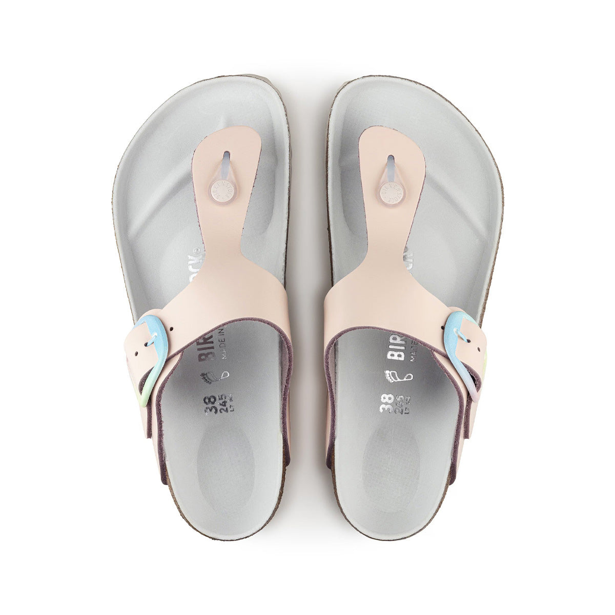 בירקנשטוק כפכפי נשים גיזה Birkenstock Gizeh Big Buckle Ombre Light Rose HEX