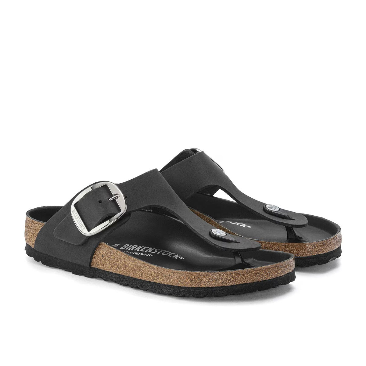 Birkenstock Gizeh Big Buckle black כפכפי בירקנשטוק גיזה אבזם שחור