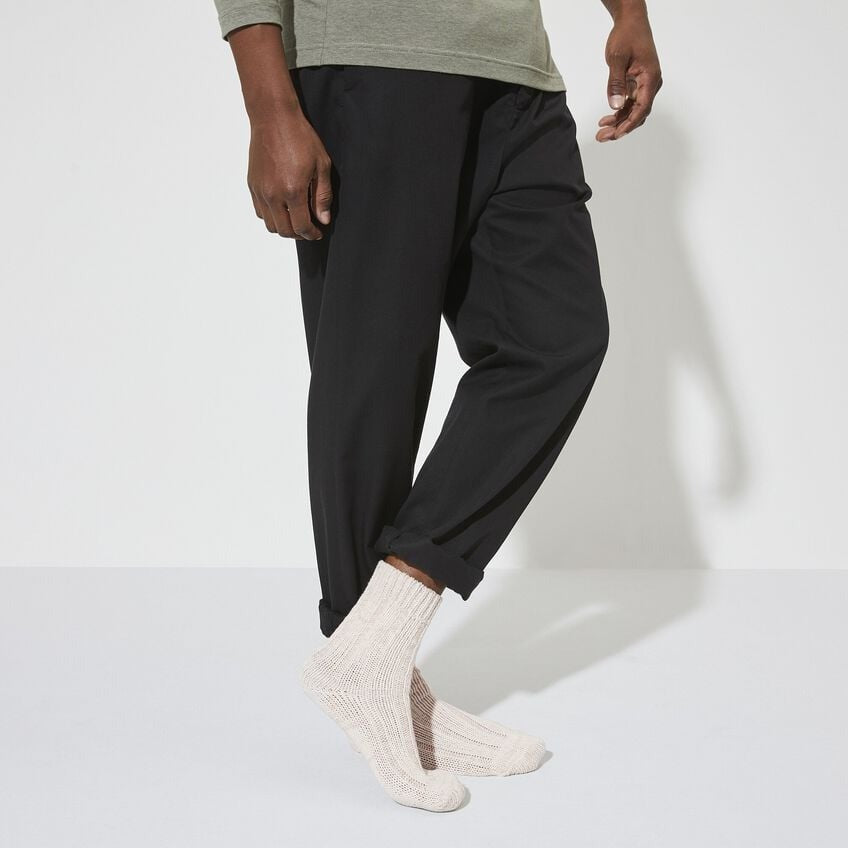 Birkenstock Cotton Twist Offwhite גרבי כותנה