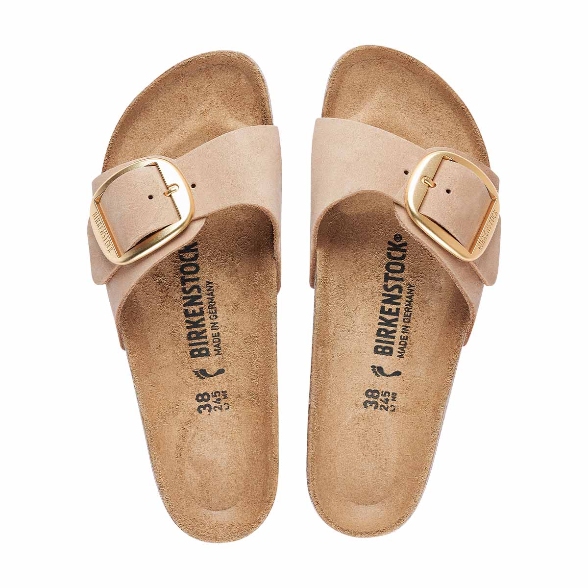 Birkenstock Madrid Big Buckle Sandcastle כפכפי בירקנשטוק מדריד אבזם סנד