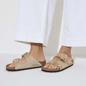 Birkenstock Arizona Big Buckle Sandcastle בירקנשטוק כפכפי נשים