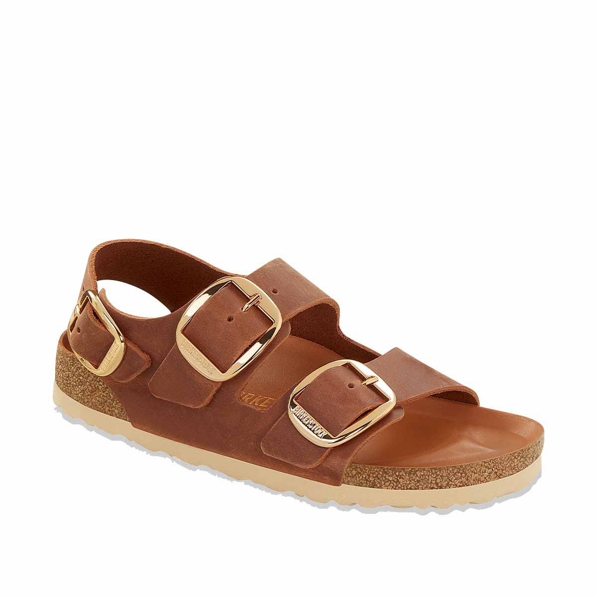 Birkenstock Milano Big Buckle Cognac בירקנשטוק סנדלי נשים