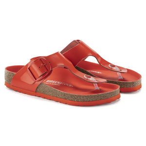 בירקנשטוק כפכפי נשים גיזה Birkenstock Gizeh Big Buckle High Shine Tomato HEX