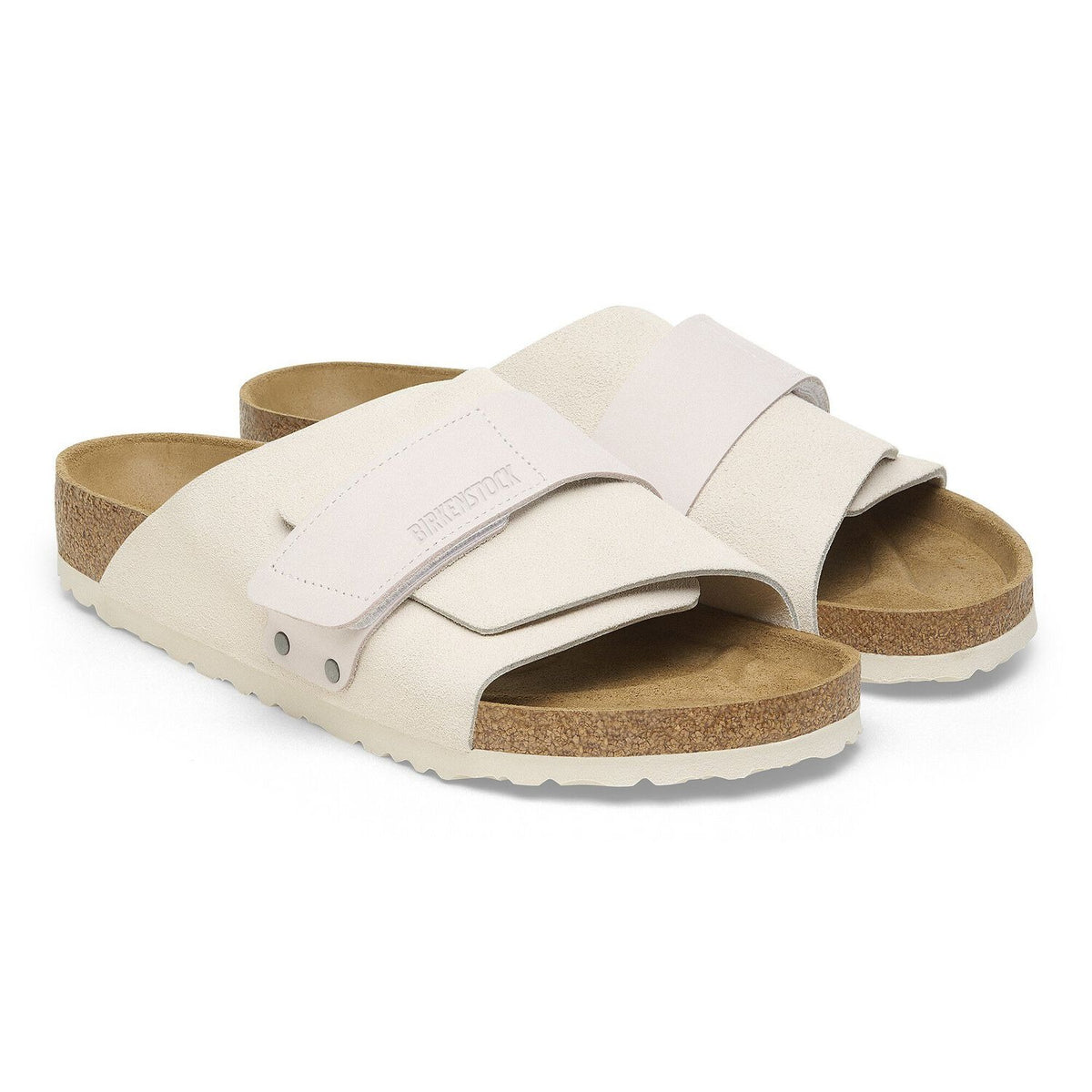 Birkenstock Kyoto Modern Suede Antique White כפכפי בירקנשטוק לנשים