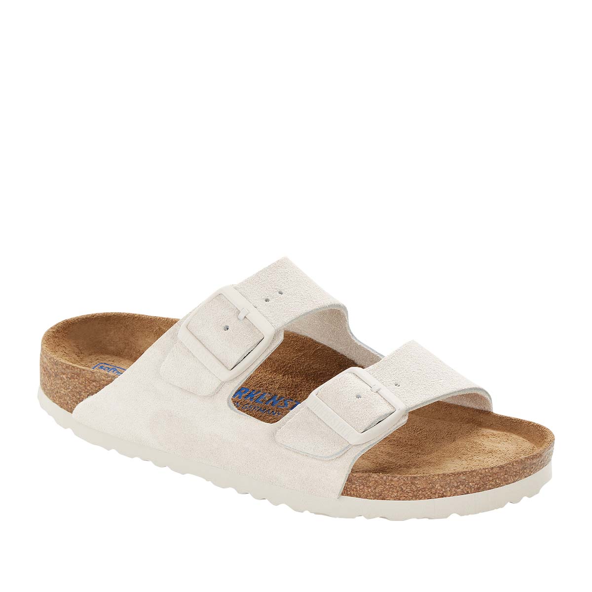 Birkenstock Arizona BS Modern Suede Antique White כפכפי בירקנשטוק אריזונה זמש לבן יוניסקס
