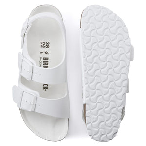 Birkenstock Milano Birko-Flor Triples White בירקנשטוק סנדלי נשים מילאנו לבן