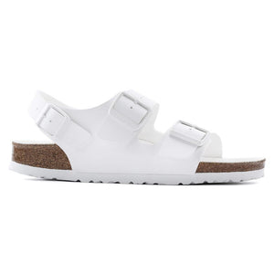 Birkenstock Milano Birko-Flor Triples White בירקנשטוק סנדלי נשים מילאנו לבן