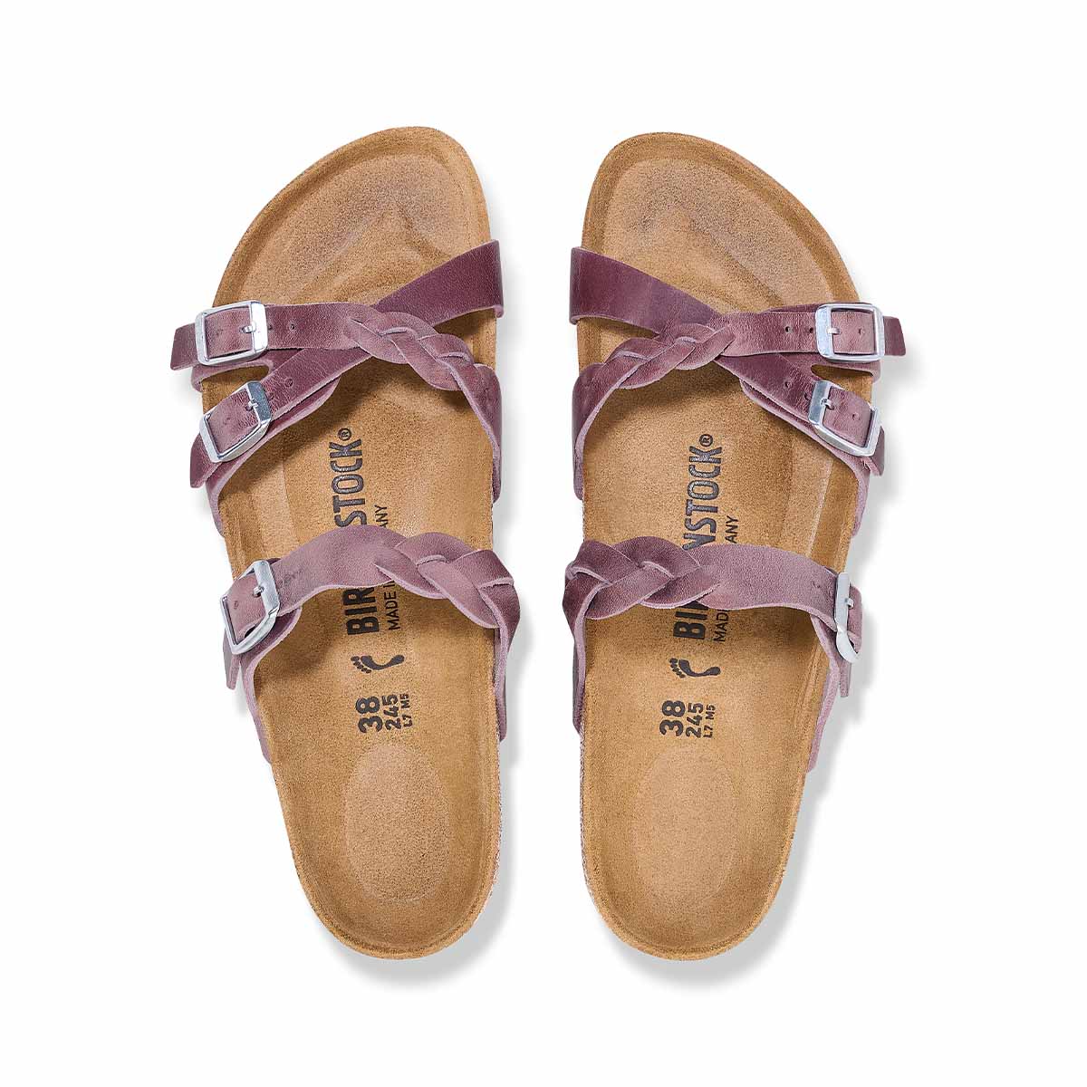 בירקנשטוק כפכפי נשים פרנקה Birkenstock Franca Braided Lavender