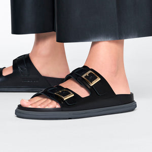 Birkenstock St Barths Black כפכפי בירקנשטוק לנשים סט ברטס שחור