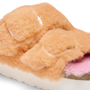 Birkenstock Arizona Big Buckle PAP Papaya Candy Pink אריזונה פרווה פלטפורמה