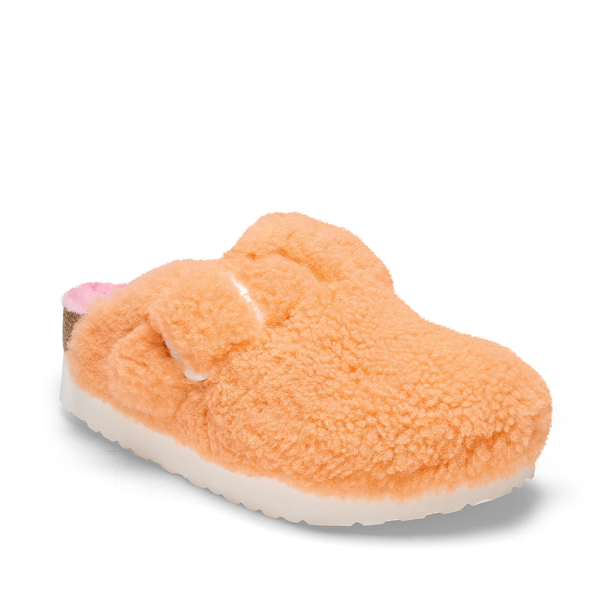 Birkenstock Boston Big Buckle PAP Papaya Candy Pink כפכפי בירקנשטוק בוסטון אבזם פאפיה