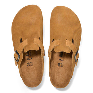 Birkenstock Boston Corduroy Cork Brown בירקנשטוק בוסטון קורדרוי חום