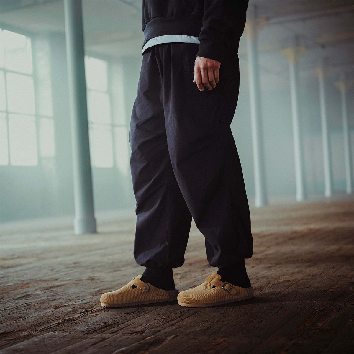 Birkenstock Boston Corduroy Cork Brown בירקנשטוק בוסטון נשים קורדרוי חום