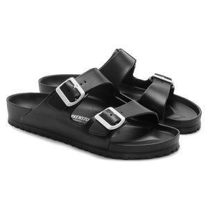 בירקנשטוק כפכפי נשים Birkenstock Arizona EVA Jet Black White Buckle