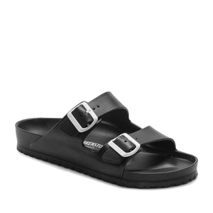 בירקנשטוק כפכפי נשים Birkenstock Arizona EVA Jet Black White Buckle