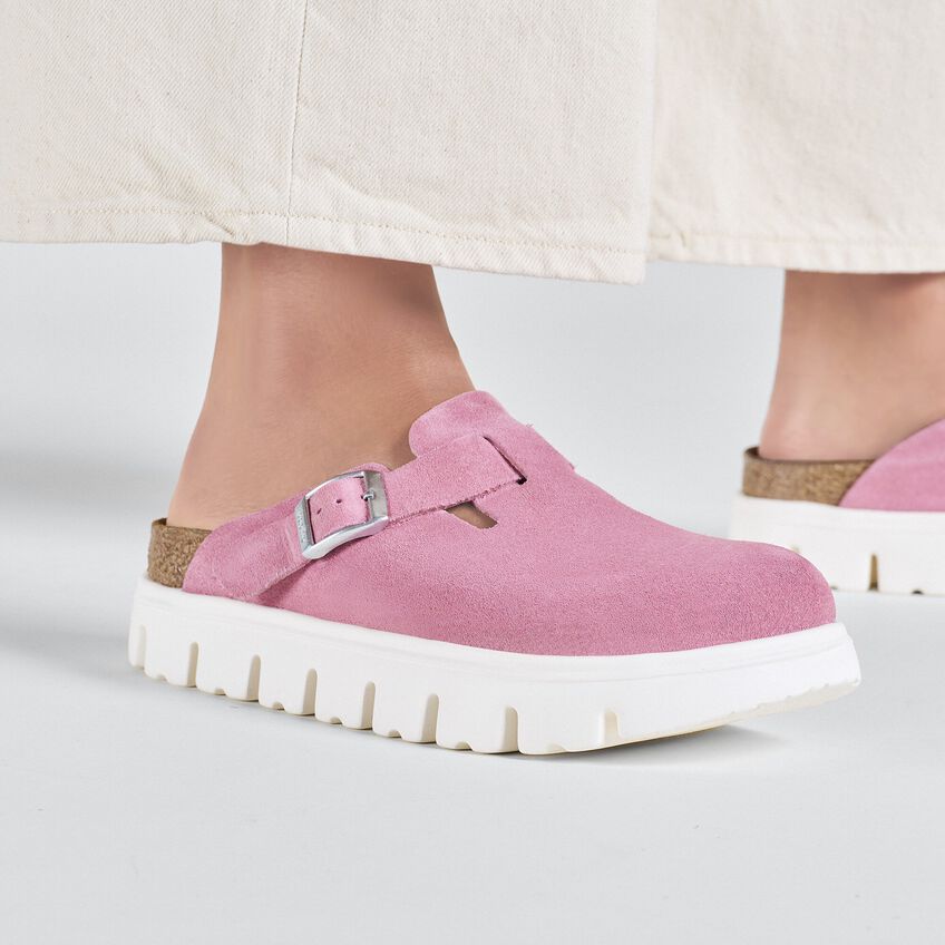 Birkenstock Boston PAP Chunky Candy Pink כפכפי בוסטון צאנקי ורוד