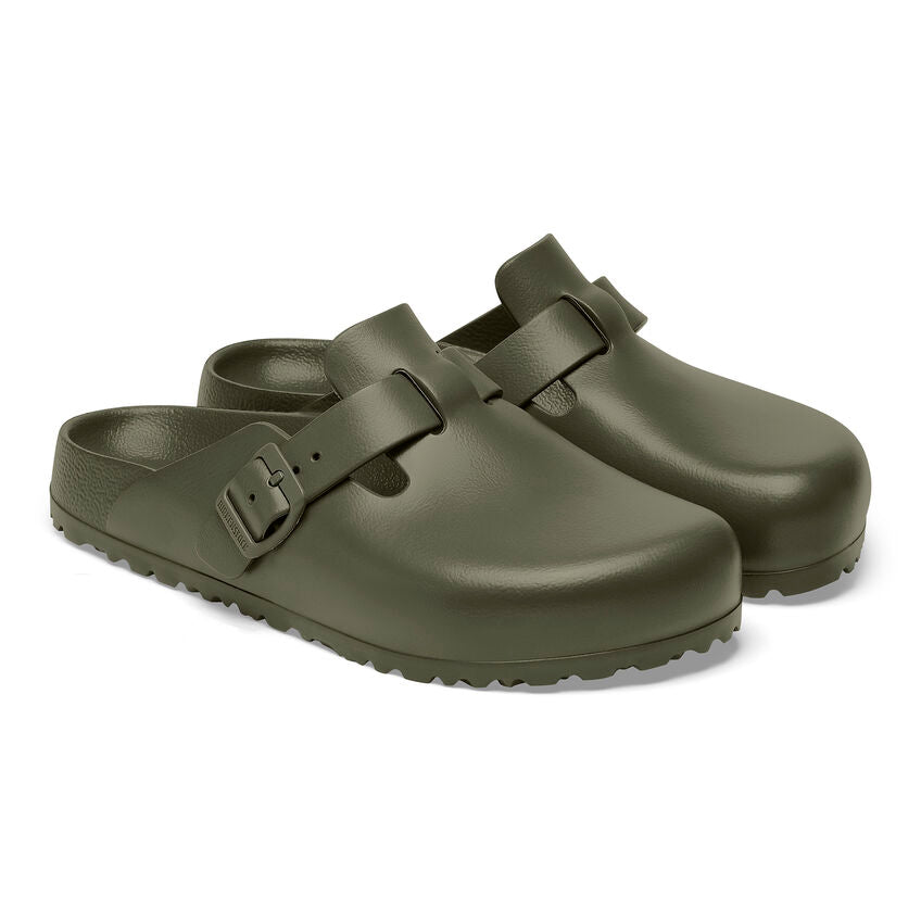 Birkenstock Boston EVA Khaki כפכפי בירקנשטוק בוסטון חאקי לנשים