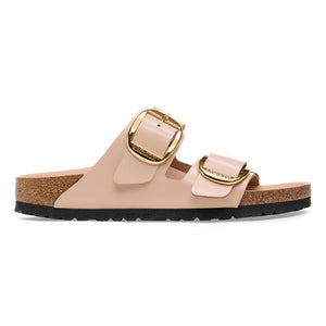 Birkenstock Arizona Big Buckle High Shine New Beige בירקנשטוק כפכפי נשים